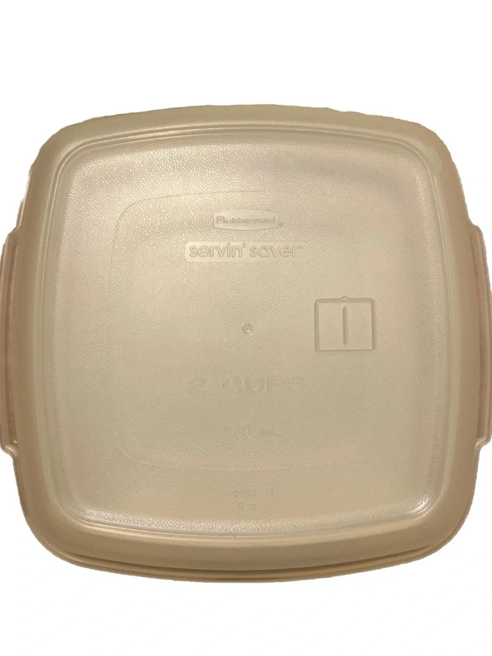 Vintage Rubbermaid Set Of 2 Servin Saver Kitchen Storage Containers 2 Cup /5 Cup
